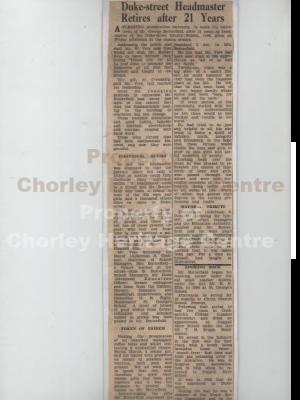 Chorley Schools Photos 1900-1970